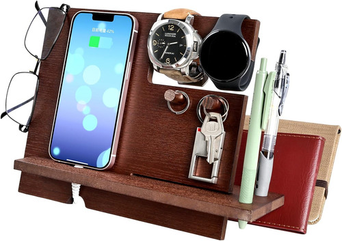 Gift for men bedside organiser - gift,