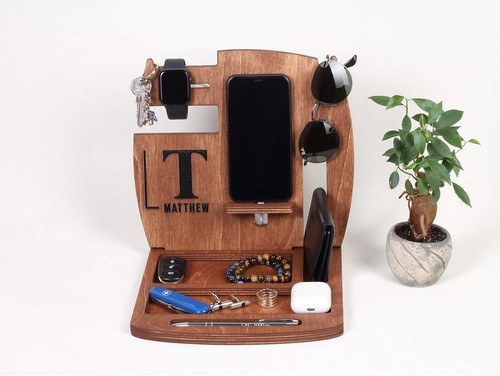 Wooden docking station - wooden, or