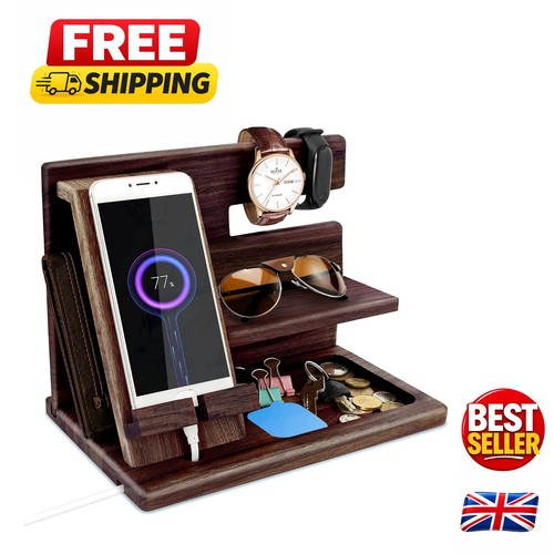 Elegant wooden docking station - wooden,