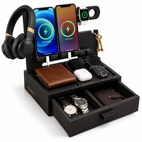 Femtt wooden phone - wooden, docking