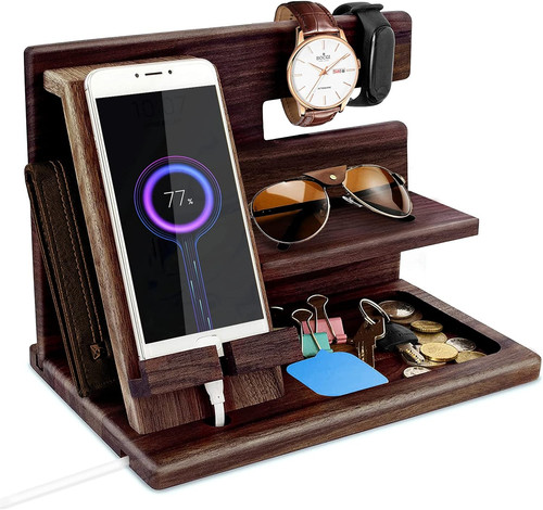 Gifts for men - wood, phone